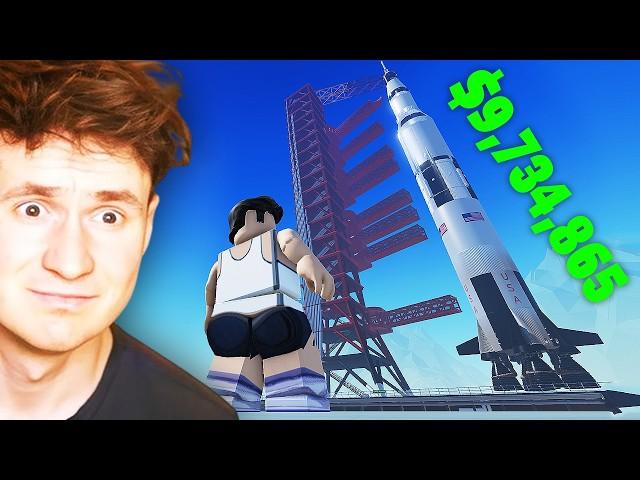 Launching a Max Rocket Ship in Roblox