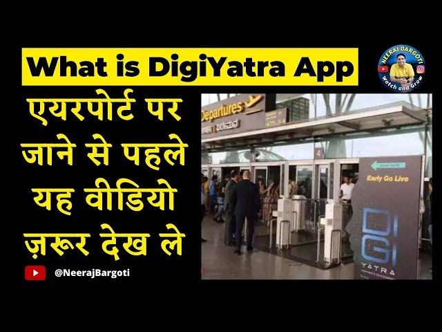 DiGi Yatra App | Check-in using face recognition technology at Airport, Delhi