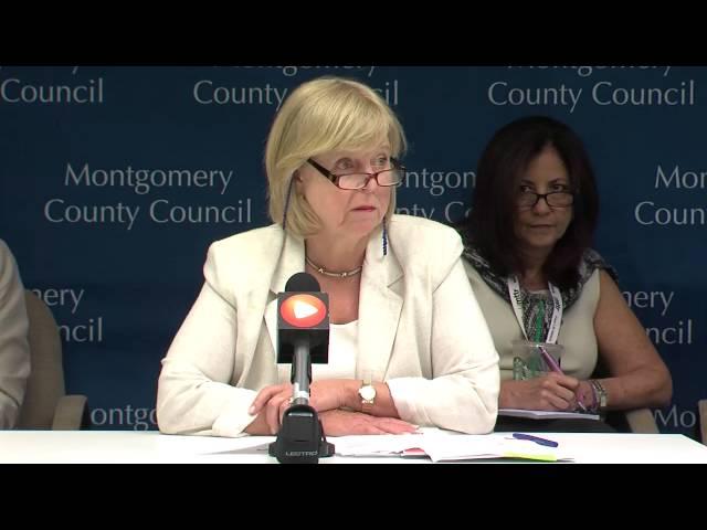 County Council President Nancy Floreen June 20, 2016 News Briefing