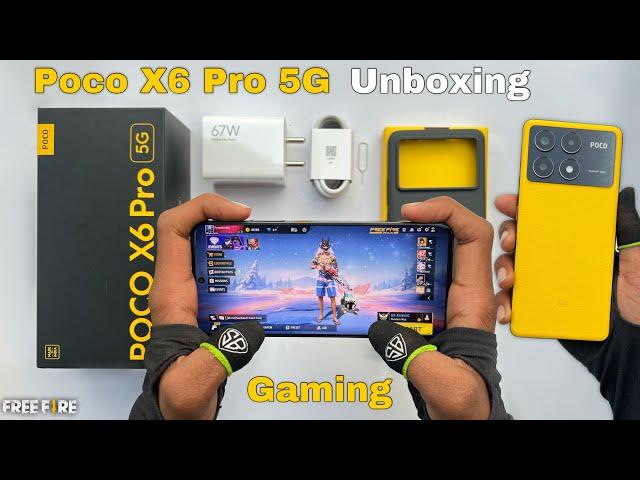 Poco X6 Pro 5G unboxing and gaming test MediaTek Dimensity 8300 Ultra processor, 64MP camera