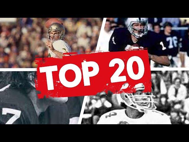 The Best College Football Quarterbacks Of The 1970S 