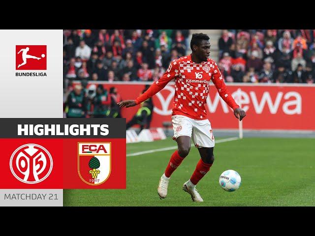 Tough Draw in Mainz! | 1. FSV Mainz 05 - FC Augsburg | Highlights | Matchday 21 – Bundesliga