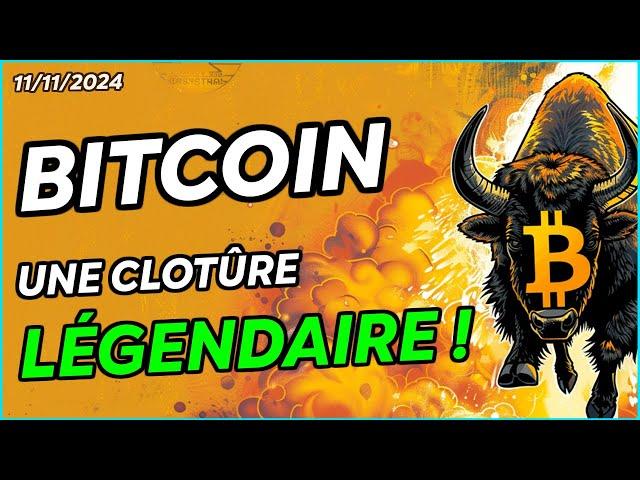 BITCOIN UNE CLOTÛRE HEBDO LÉGENDAIRE  DOGE EN FEU 