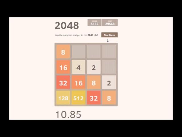 2048 Speedrun in 49.84 Seconds (Former World Record)