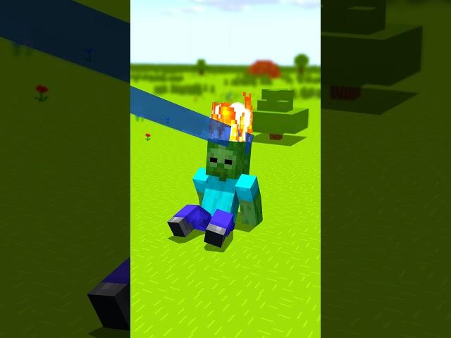 Firefighter Steve House will save us!!! - Minecraft animation #minecraft #shorts