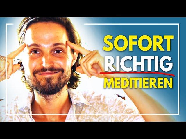 Geführte Meditation für ABSOLUTE Anfänger: 15 Min für JEDEN Tag