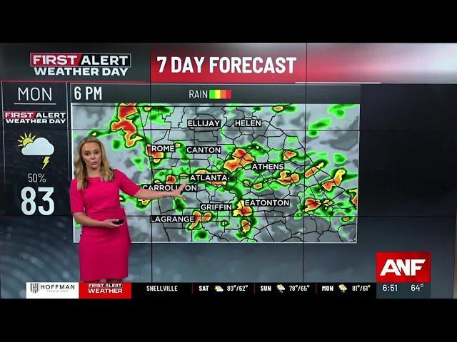 First Alert Forecast: Driest day of the weekend today, storms roll in late tonight-May 24, 2025