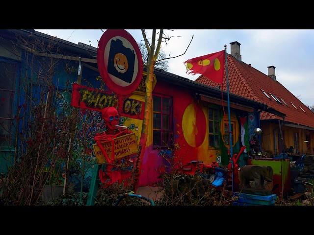 Exploring a TOWN with NO LAWS, Christiania | Walking Tour