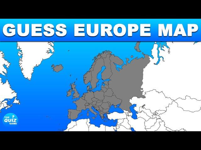 Guess All Countries On Europe Map - Quiz Guess The Country