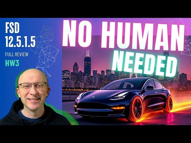 Tesla FSD 12.5.1.5 Breaks Record in Chicago w/ Zero Input - First Time in 3 Years!   