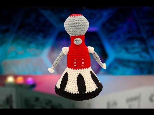 Tom Servo Doll Tom Servo from Mystery Science Theater 3000 (MST3K) crochet toy amigurumi doll