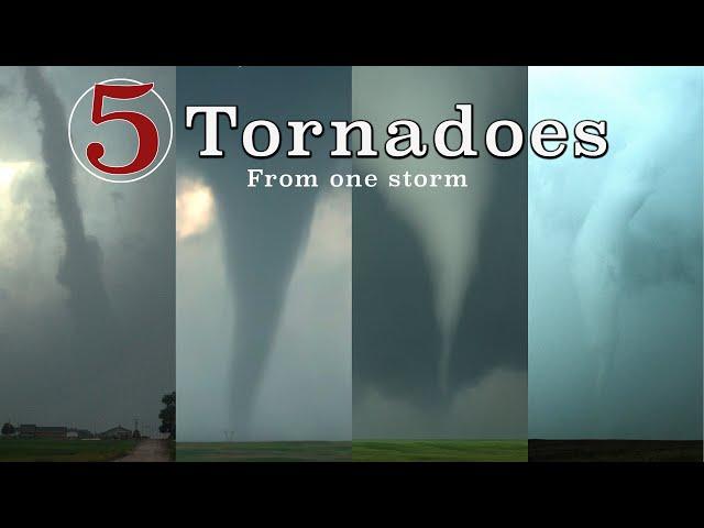 Five Spooky Tornadoes from One Storm