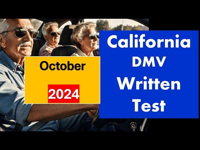 DMV Practice Test for Seniors | October 2024 Questions and Answers