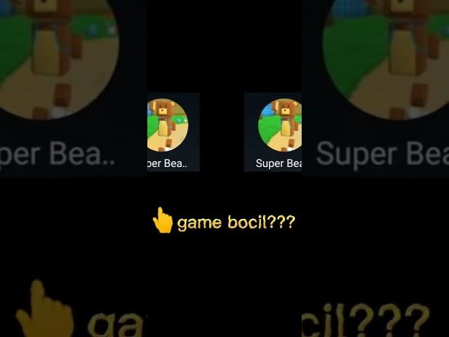 Super bear adventure game bocil? #shorts