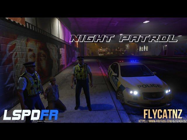 GTA V LSPD:FR NIGHT PATROL (Investigating Homicide)