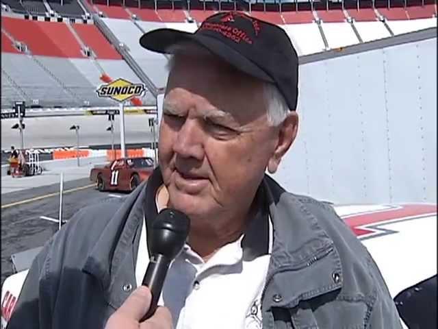 Morgan talks with racing legend Junior Johnson!