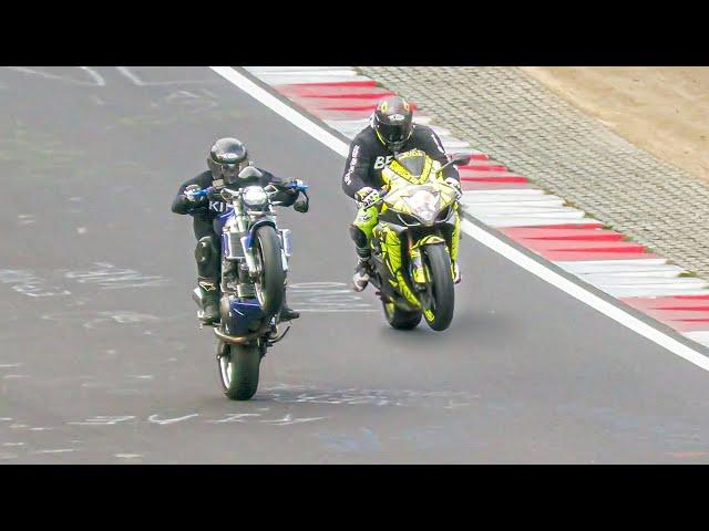 CRAZIEST MOTORBIKERS OF THE NÜRBURGRING! INSANE Fast, Dangerous & CRAZY Bikers at the Nordschleife!