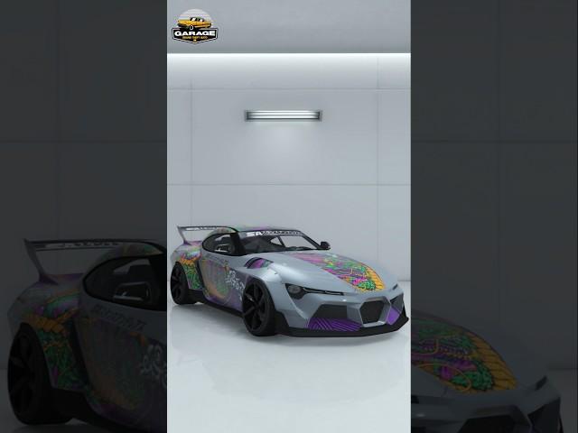 Dinka Jester RR Widebody Customization (Toyota GR Supra Dragon Edit Team) - GTA 5 Online #shorts