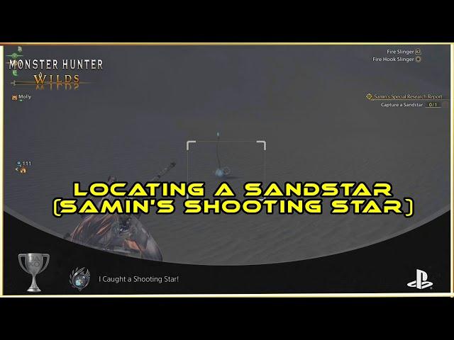 Locating A Sandstar (Samin's Special Research Report - Shooting Star) Monster Hunter Wilds MHWI