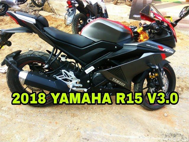 Yamaha R15 V3.0 First Walkaround Review In Hindi