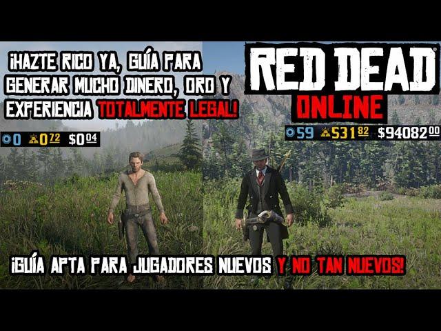 RDR 2 Online ¡Guía para generar mucho dinero, experiencia y oro!