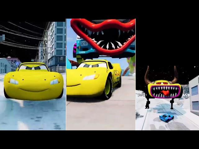 Escape from Lightning McQueen Compilation 3,Coffin dance song cover.