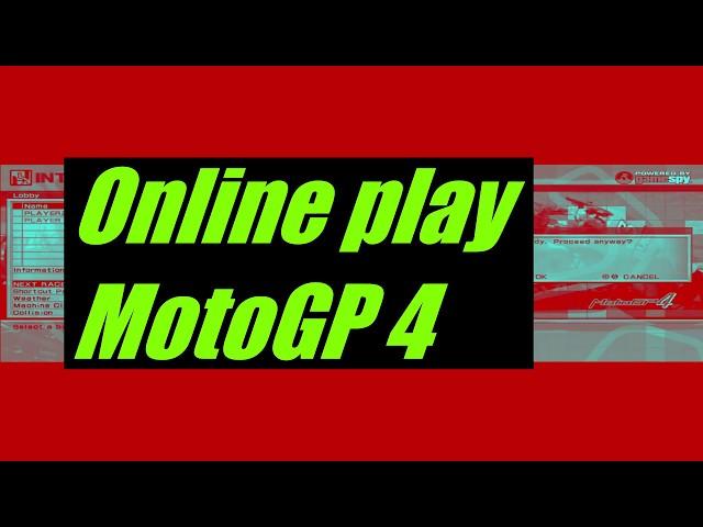 [PCSX2] Testing online play in Moto GP 4 on an emulator