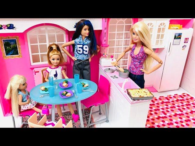 Barbie Skipper Stacie Chelsea Evening Routine!!