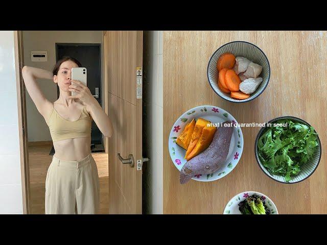 What I eat in a week in Seoul Korea  Korean diet vlog • Realistic • airbnb quarantine edition