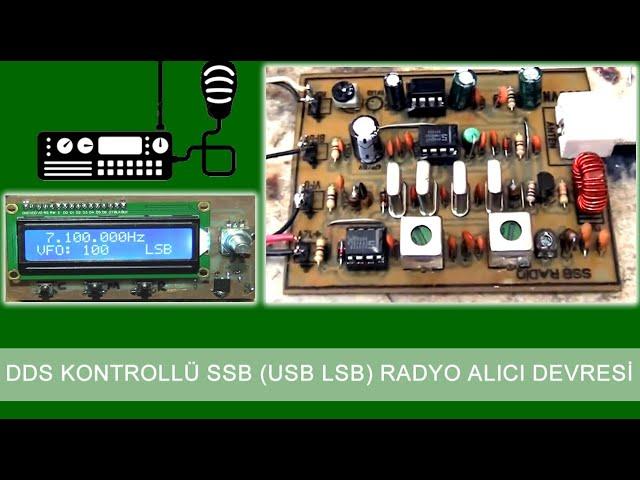 DDS Kontrollü SSB Alıcı devresi (40m ham band)