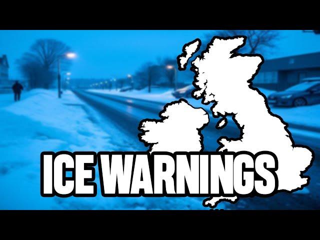 FREEZING ICE RAIN STORM WEATHER WARNING ISSUED | BE READY SNOW & ICE UK #icestorm