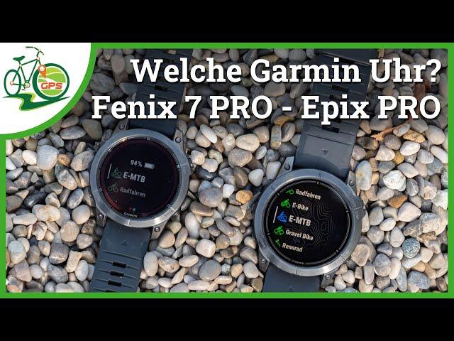 Garmin Fenix 7 PRO oder Epix PRO? ⌚ Fakten & Tipps für deine Entscheidung ± AMOLED oder MIP-Display?