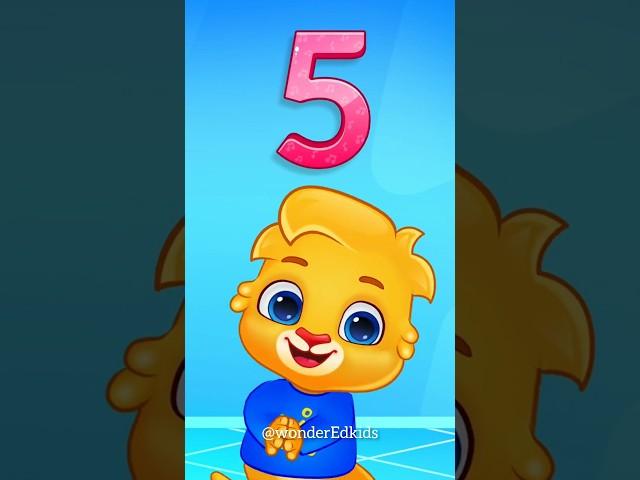 learn Five = 5 #shorts #shortsvideo #youtubekids #youtubeshorts