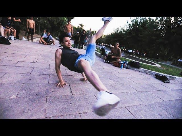 Palma - Break rollers parkour show