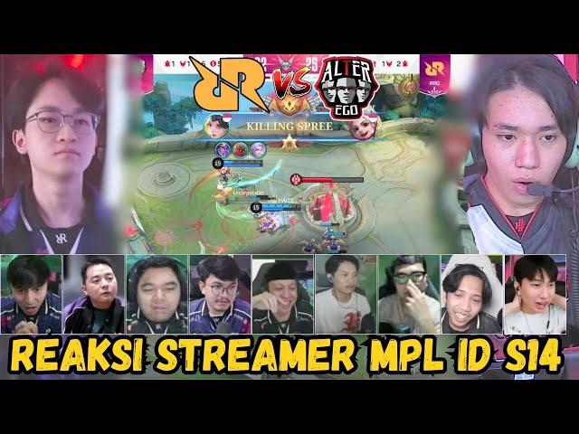 APA INI MPL? META PAUSE? REAKSI STREAMER ALTER EGO VS RRQ HOSHI MPL INDONESIA S14!