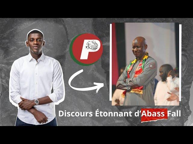 Discours Irresponsable d’Abass Fall