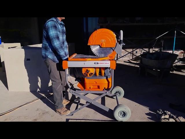 World's First 16.5" Dust Control Masonry Saw the iQMS362™ | Dry Cut Dust Free Masonry Saw