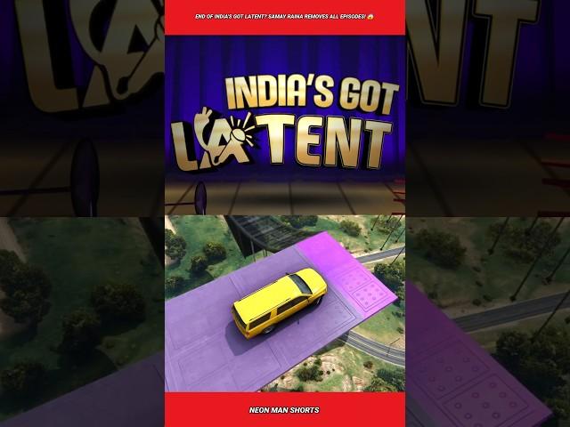 End of India's got Latent? Samay Raina Removes All Episodes!  #shorts