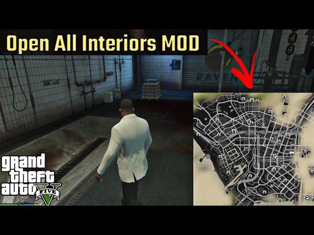 GTA 5 - All Interiors Open MOD Installation | Easy Step by Step