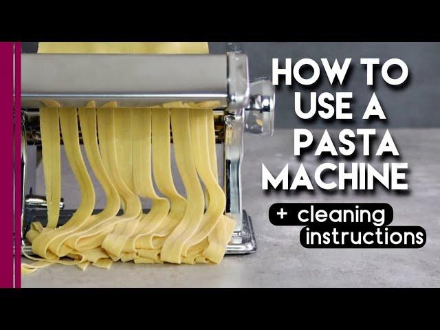 How to use a Pasta Machine | Homemade Pasta from scratch with machine