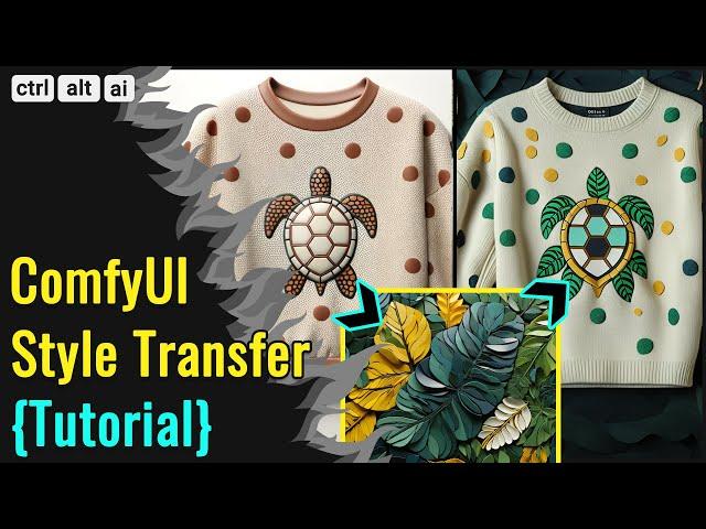 ComfyUI: Style Transfer using CoAdapter & ControlNet (Tutorial)