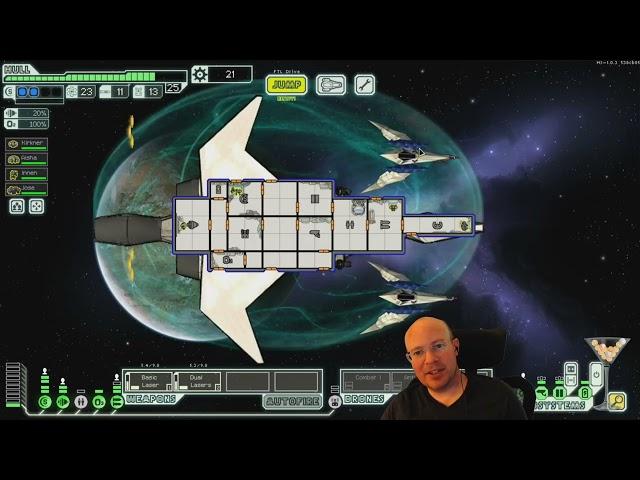 FTL Hard mode, WITH pause, Viewer Ships! The Great Fox, 1st run