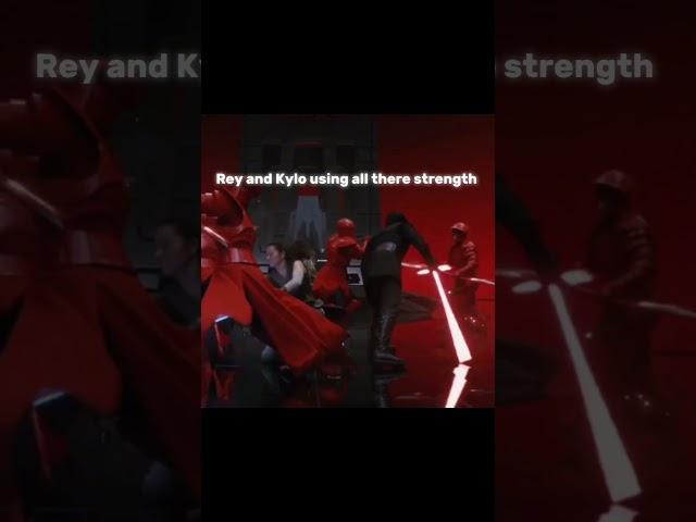Rey and Kylo ren vs yoda