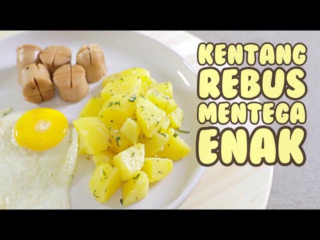 Kentang Rebus Enak Pengganti Nasi atau Roti | Buat Sarapan, Dimasak Gini Aja