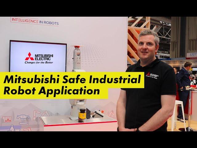 Mitsubishi Safe Industrial Robot Application - Protected by a Sick Laser Scanner