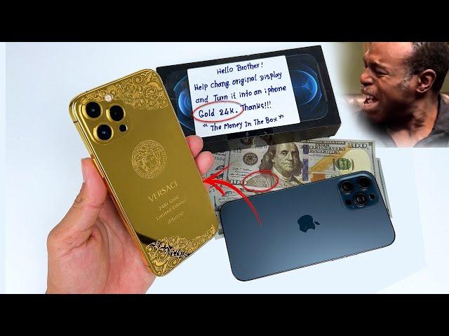 How i Restore iPhone 12 Pro Max into Premium iPhone Gold 24k