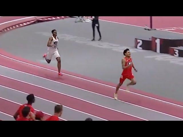 400m Indoor World Record - Christoper Morales Williams