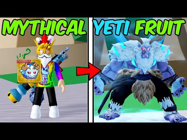 Buying The $3000 Yeti Fruit In Roblox Blox Fruits