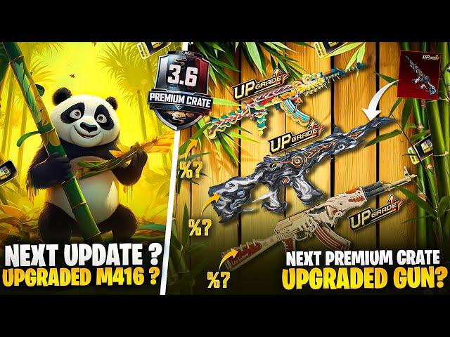 Next Premium crate Upgradable Skins | 3.6 Update Theme Mode | M416 Upgraded |PUBGM