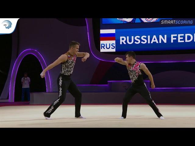 Andrei ZUEV & Artyom SIMONOV (RUS) - 2019 junior European Champions, all-around